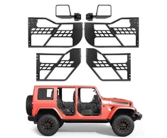 Vamzdinės durys visureigiui VEVOR Jeep Wrangler JK JKU (2007-2018), 4 durų komplektas