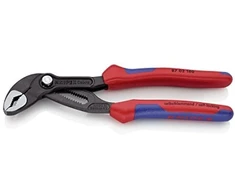 Vamzdžių replės su 18 padėčių reguliavimu Knipex Cobra, 180 mm
