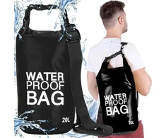 Vandeniui atspari kuprinė / maišas 20L Juodas