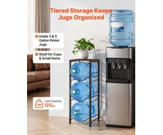 Vandens butelių laikiklis VEVOR 3 Vanduo Bottle Rack Board-B, 4 aukštų
