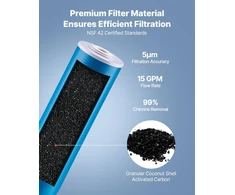 VEVOR Pakeitimo vandens filtro kasetė 11.5x50.7 cm