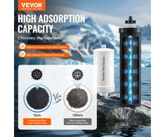 VEVOR Gravitacinės vandens filtrų keitimo rinkinys, 4 vnt