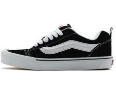 Vans Knu Skool Vyriški sportbačiai, Juodi/Tiesiai Balti (VN0009QC6BT)
