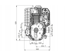 VARIKLIS ZONGSHEN XP380A 382cc 11,5
