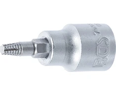 VARŽTŲ IŠTRAUKIMO GALVUTĖ | 10 MM (3/8") KVADRATINĖ JUNGTIS | PAŽEISTIEMS T-STAR (TORX) T25 VARŽTAMS (7098-T25)