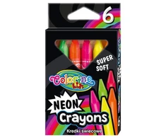 Vaškinės kreidelės Colorino Kids 6 spalvų