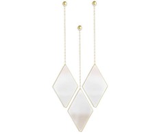 Veidrodis žalvarinis DIMA DIAMOND BRASS