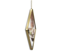 Veidrodis žalvarinis DIMA DIAMOND BRASS