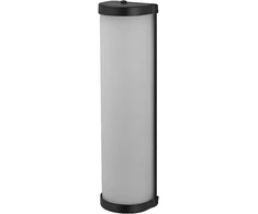 Sieninis šviestuvas Veidrodžio šviestuvas, E14, juodas, 320mm, IP44
