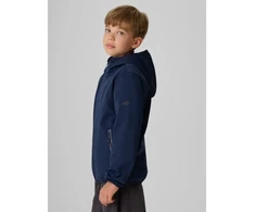 Vėjui atspari softshell striukė berniukams 4F, tamsiai mėlyna
