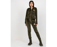 Veliūrinis komplektas moterims RV-KMPL-8443.98P-khaki