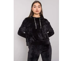 Veliūrinis treningas moterim LK-KMPL-508683.06-juoda