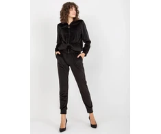 Veliūrinis treningas moterims LK-KMPL-509167.90-juoda