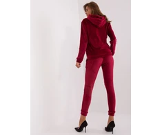 Veliūrinis treningas moterims RV-KMPL-6084.92P-bordinė