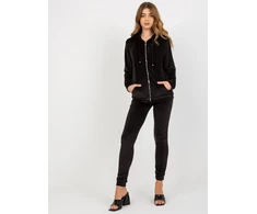 Veliūrinis treningas moterims RV-KMPL-6087-2.31X-juoda