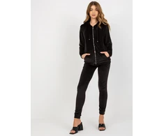 Veliūrinis treningas moterims RV-KMPL-6087-2.31X-juoda