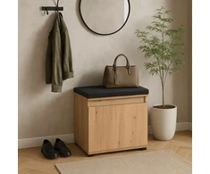 VENORA batų spintelė, 60 cm – Artisan ąžuolas / grafitas
