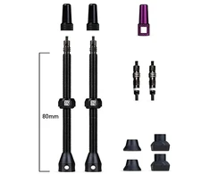 Ventilių bekamerinių komplektas Barkeeper Tubeless Valves 80 mm Dynamic