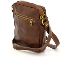 Vera Pelle vyriška od shoulder bag natūralios odos miesto rankinė