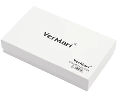 VerMari Damski Portfel Skórzany Podłużna Klasyczna Portmonetka Duża RFID