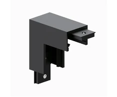 Vertikali mechaninė jungtis, skirta magnetiniam bėgeliui SLIM MAGNETIC, juoda, 02/0513