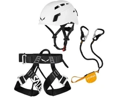 Via ferrata komplektas core/evo/toxo 3.0 - juoda-geltona SALEWA