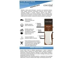 Vidpadis Coccine Baltas Frotte putų ant latekso
