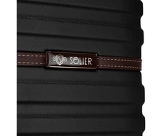Kelioninis VIDUTINIS LAGAMINAS 22' STL957 ABS Juodas