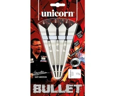 Vienaragio "Bullet" nerūdijančio plieno strėlytės minkštu antgaliu - Gary Anderson 16g:23520 18g:23521
