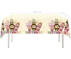 Vienkartinė Staltiesė Labubu Stiliaus 1 vnt 108x180 cm