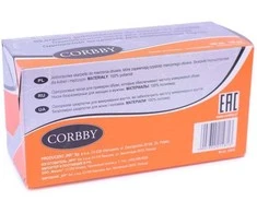 Vienkartinės batų matavimo kojinės 120 vienetų Corbby