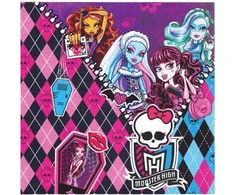 Vienkartinės popierinės servetėlės Monster High, 20 vnt.