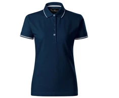 Vienspalviai polo marškinėliai Malfini Perfection W MLI-25302, tamsiai mėlyni