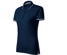 Vienspalviai polo marškinėliai Malfini Perfection W MLI-25302, tamsiai mėlyni