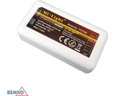 Vienspalvių LED juostų valdiklis RF 2.4G DC 12-24V 10A