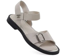 Vinceza 26-62303 smėlio spalvos odinės moteriškos basutės