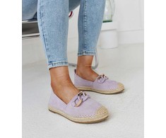 Violetinės espadrilės su Radwan grandine