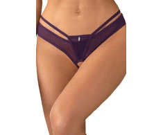 Violetiniai crotchless stringai Obsessive