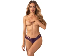 Violetiniai crotchless stringai Obsessive