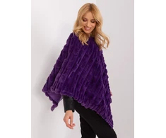 Violetinis pončas oversize