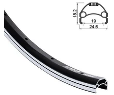 VIPER ratlankis 26'' 559x19 juodas 36 skylės
