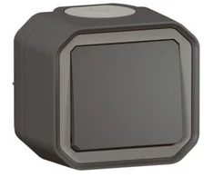 Virštinkinis mygtukas push 1 v. PLEXO Legrand 069790L (antracito spalva)