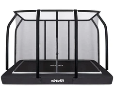VIRTUFIT Lauko batutas 183 x 274 cm su apsauginiu tinklu