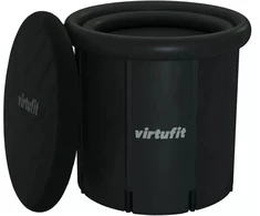 VIRTUFIT LEDINĖ VONIA XXL - 375 LITRAI - ANTRACITO SPALVOS - SU PRIEDAIS