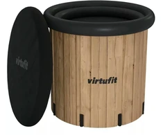 VIRTUFIT LEDO VONIA XXL - 375 LITRŲ - MEDIENOS IMITACIJA - SU PRIEDAIS