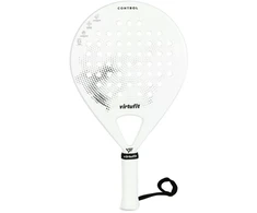 VIRTUFIT PADELIO KONTROLĖS RAKETĖ - BALTA IR JUODA