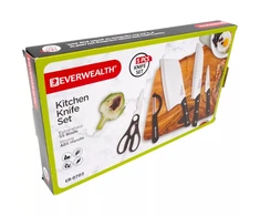Virtuvinių peilių rinkinys EVERWEALTH 5 vnt.