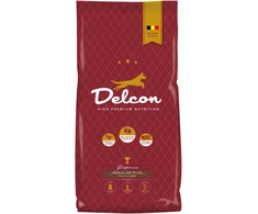 Delcon Visavertis pašaras suaugusiems šunims REGULAR PLUS su ėriena / 3kg
