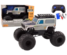 Lean Toys Mašinėlė su pultu, pilka
