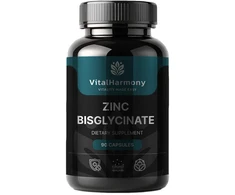 VitalHarmony Cinko bisglicinatas - 90 kapsulių